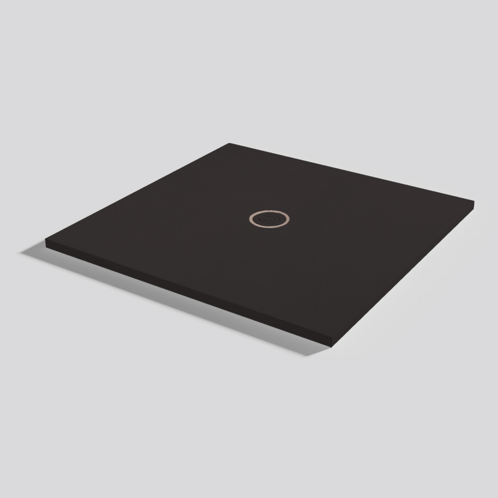 Receveur de douche Focus Beton Moka Carré 100x100