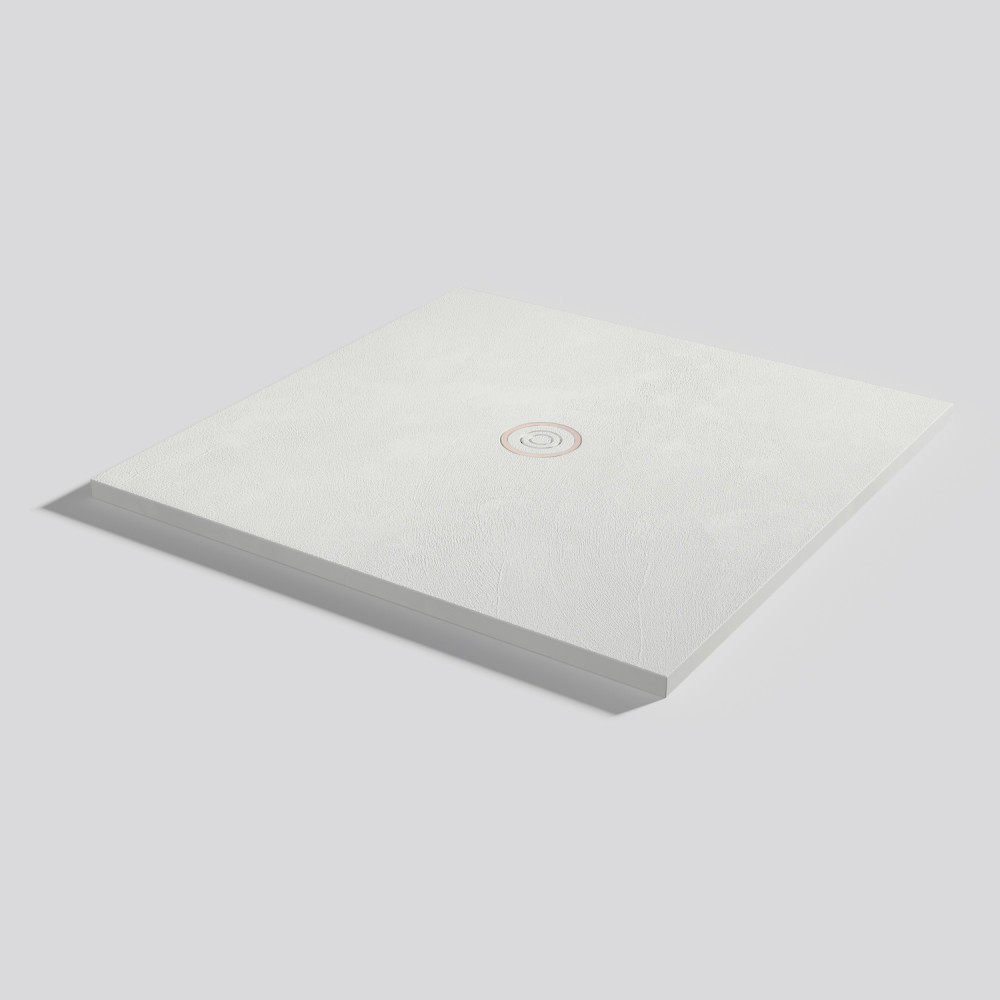 Shower tray Focus Beton Nacar Square 100x100