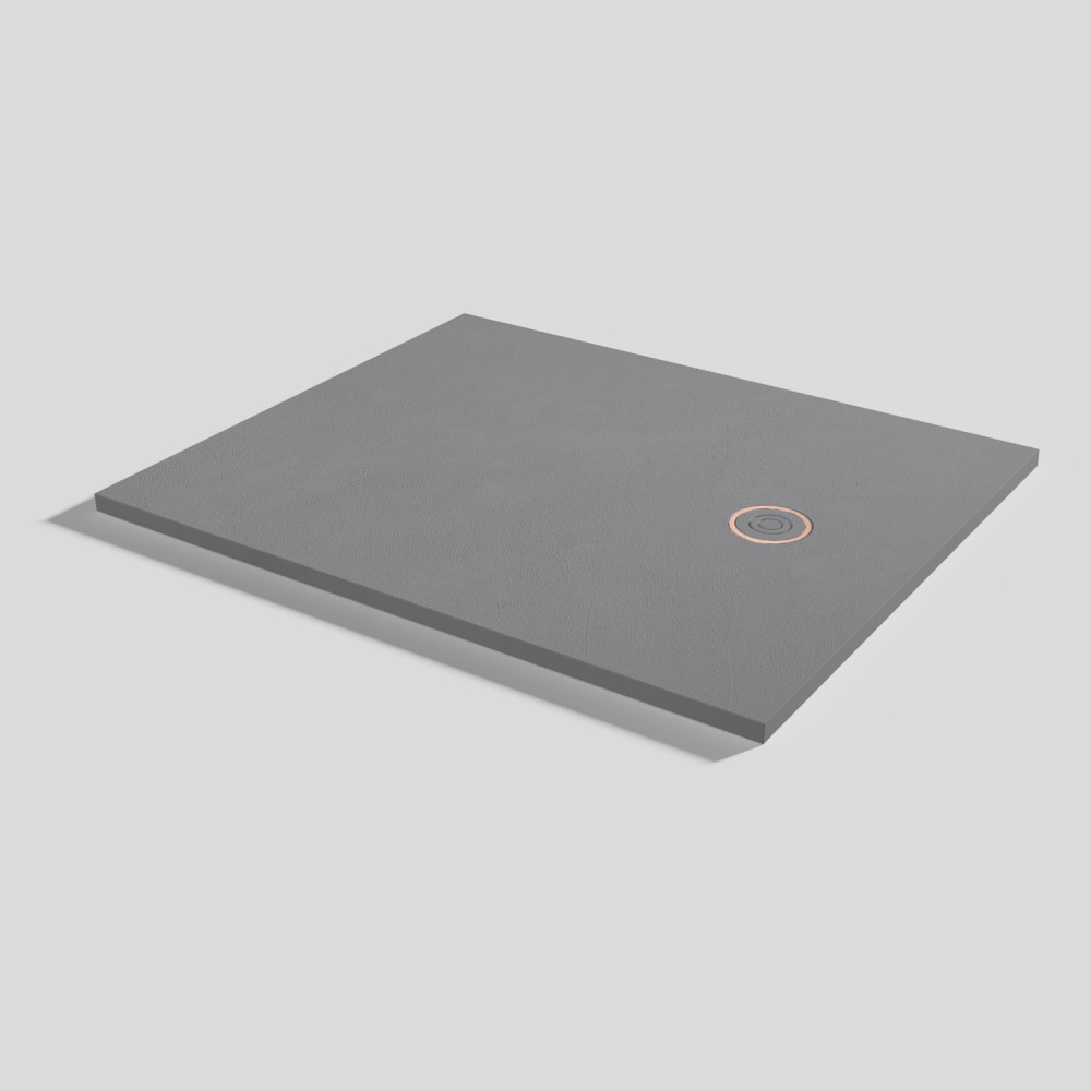 Shower tray Focus Beton Platinum Rectangular 120x100