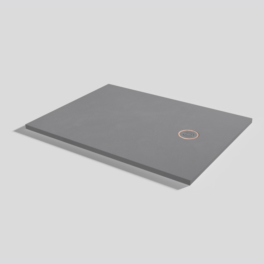 Shower tray Focus Beton Platinum Rectangular 120x90