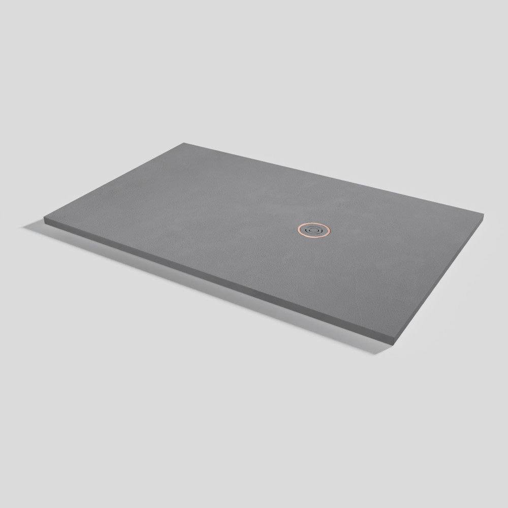 Shower tray Focus Beton Platinum Rectangular 160x100