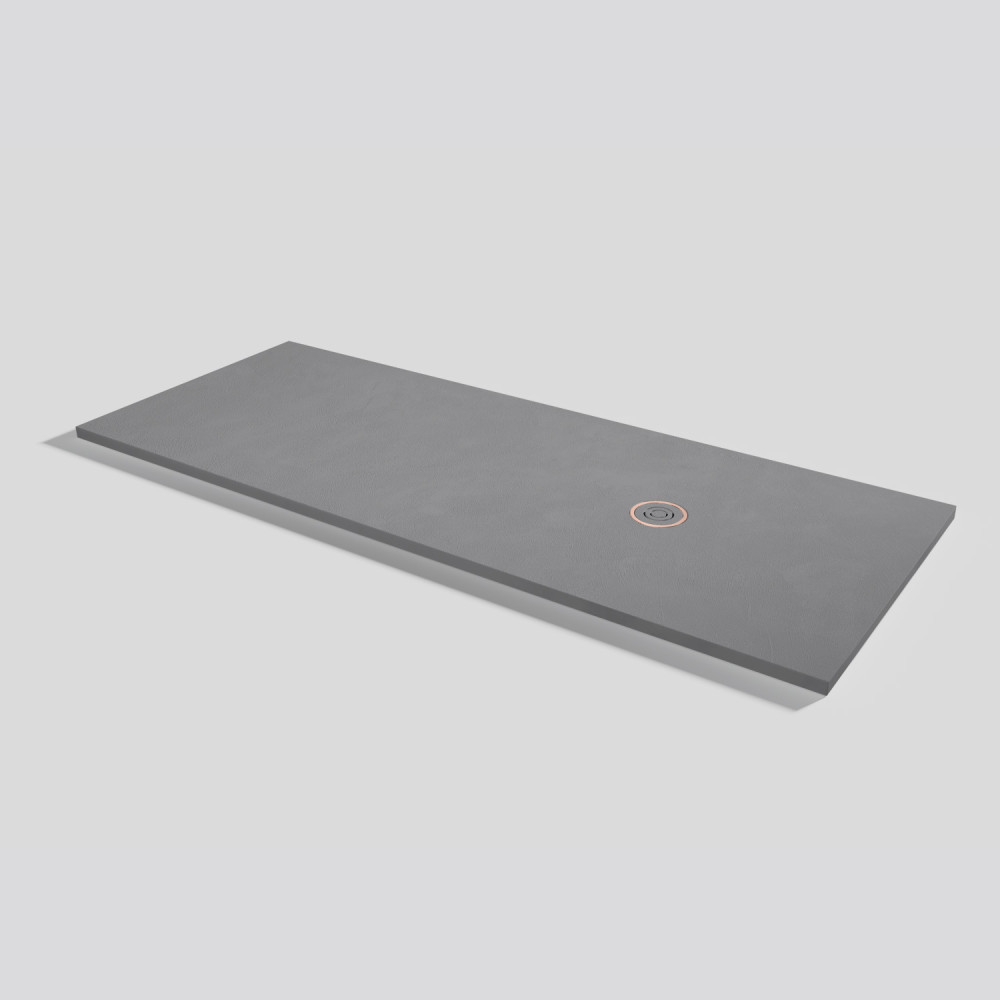 Shower tray Focus Beton Platinum Rectangular 200x80