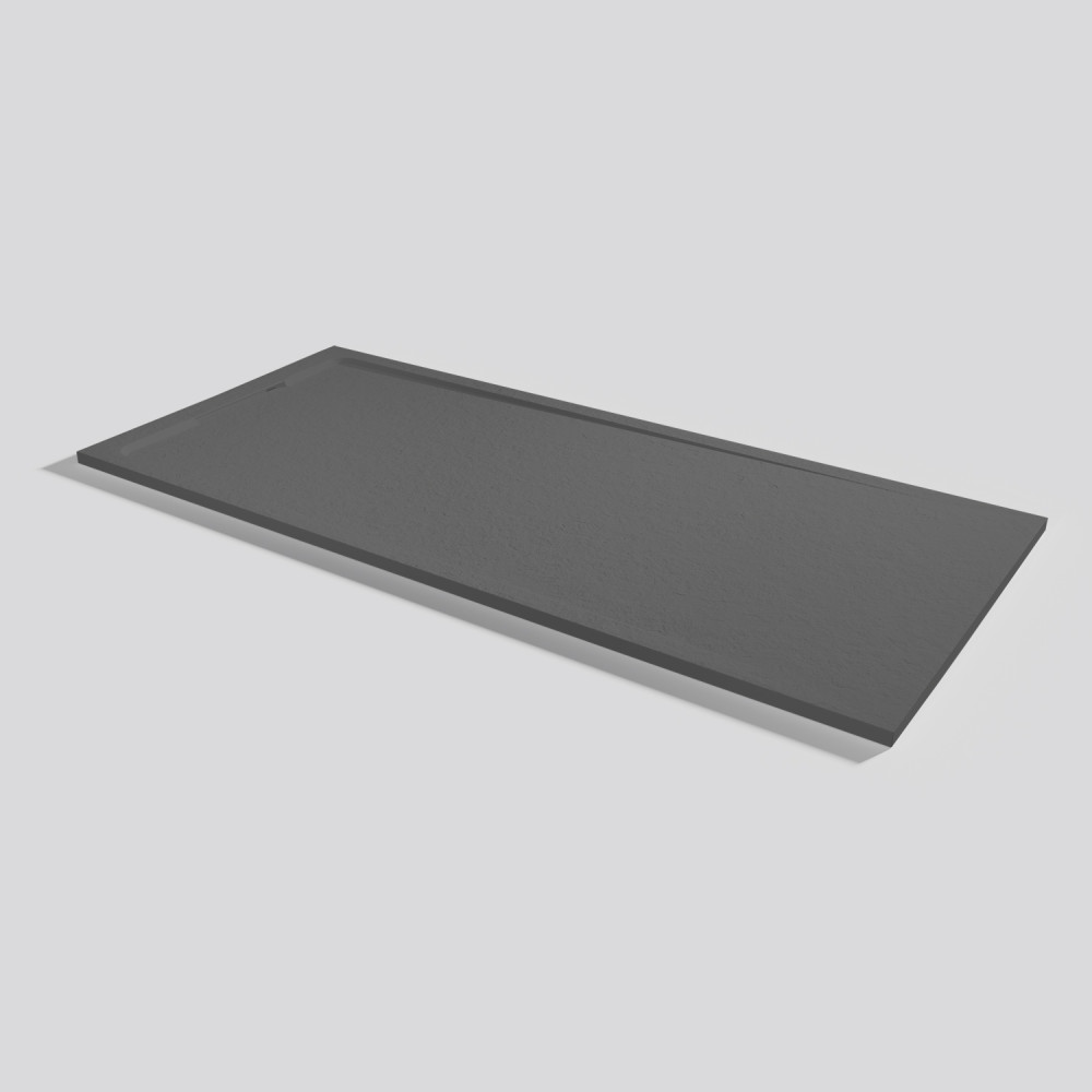Plato de ducha Halo Slate Acier Rectangular 200x90