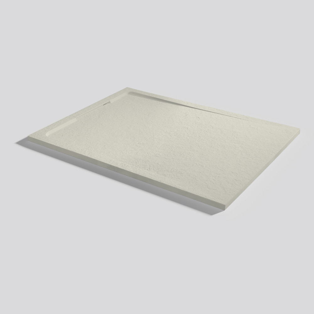 Shower tray Halo Slate Beige Rectangular 120x90