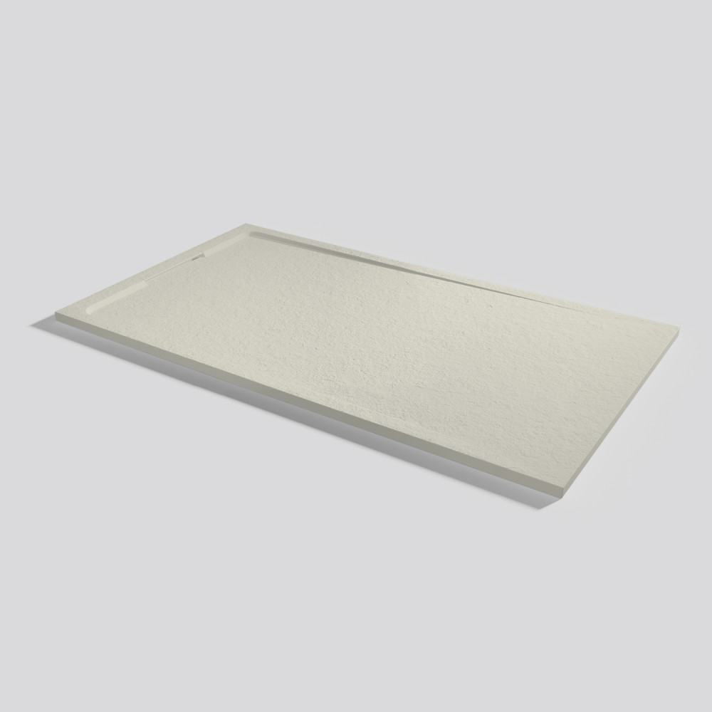 Plato de ducha Halo Slate Beige Rectangular 180x100