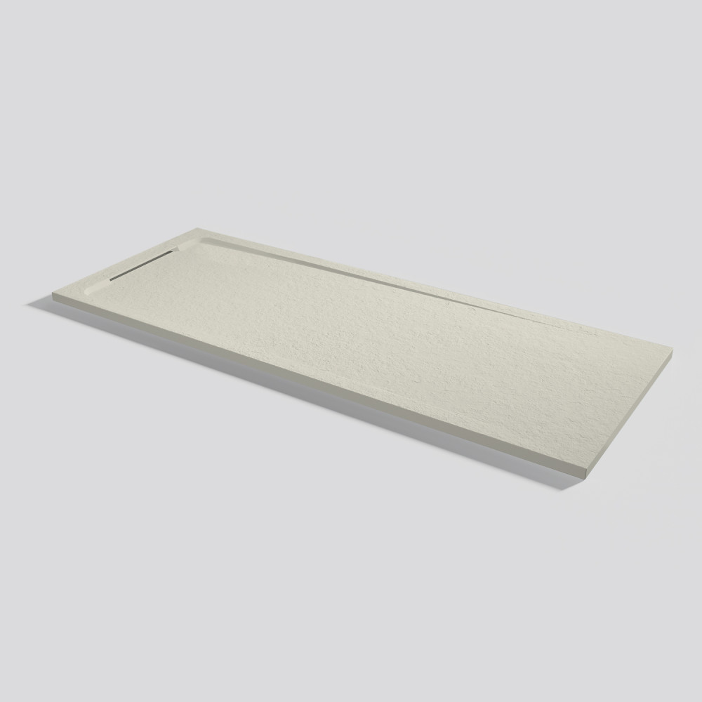 Plato de ducha Halo Slate Beige Rectangular 180x70