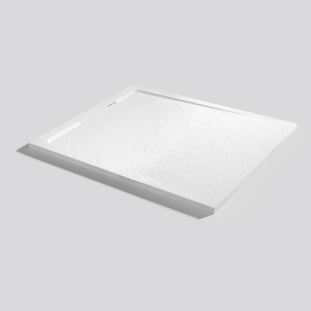 Plato de ducha Halo Slate Blanco Rectangular 100x90