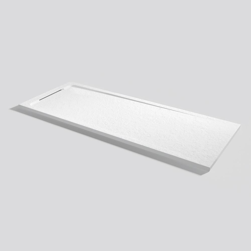 Plato de ducha Halo Slate Blanco Rectangular 180x70