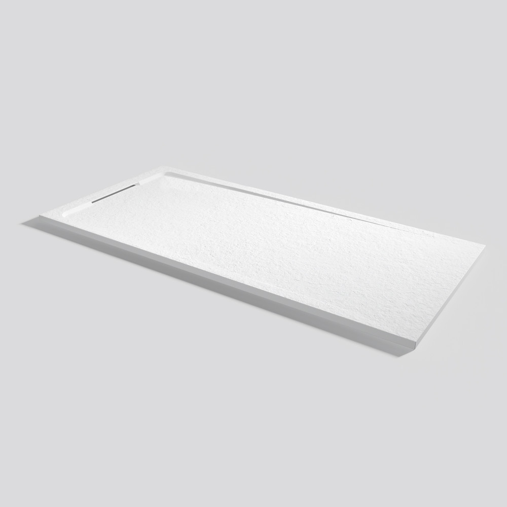 Plato de ducha Halo Slate Blanco Rectangular 180x80