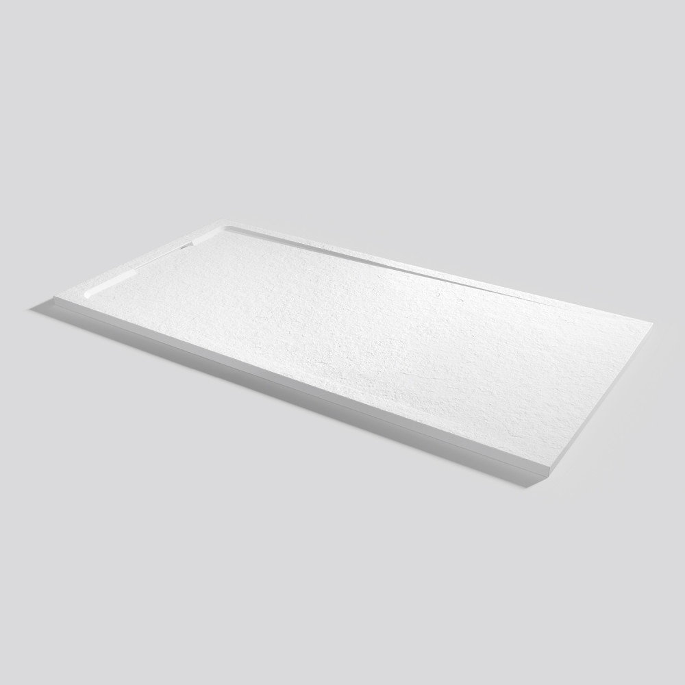 Plato de ducha Halo Slate Blanco Rectangular 180x90