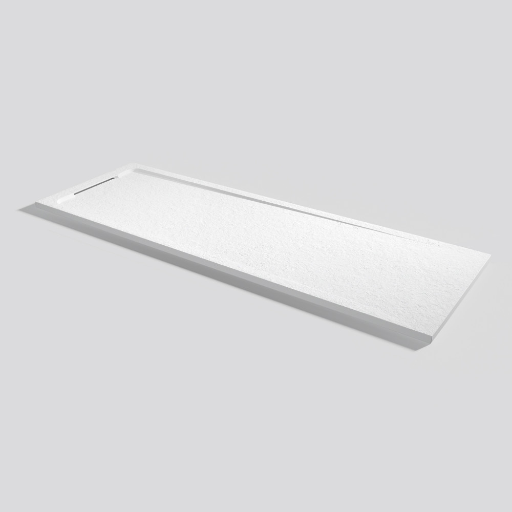 Plato de ducha Halo Slate Blanco Rectangular 200x70