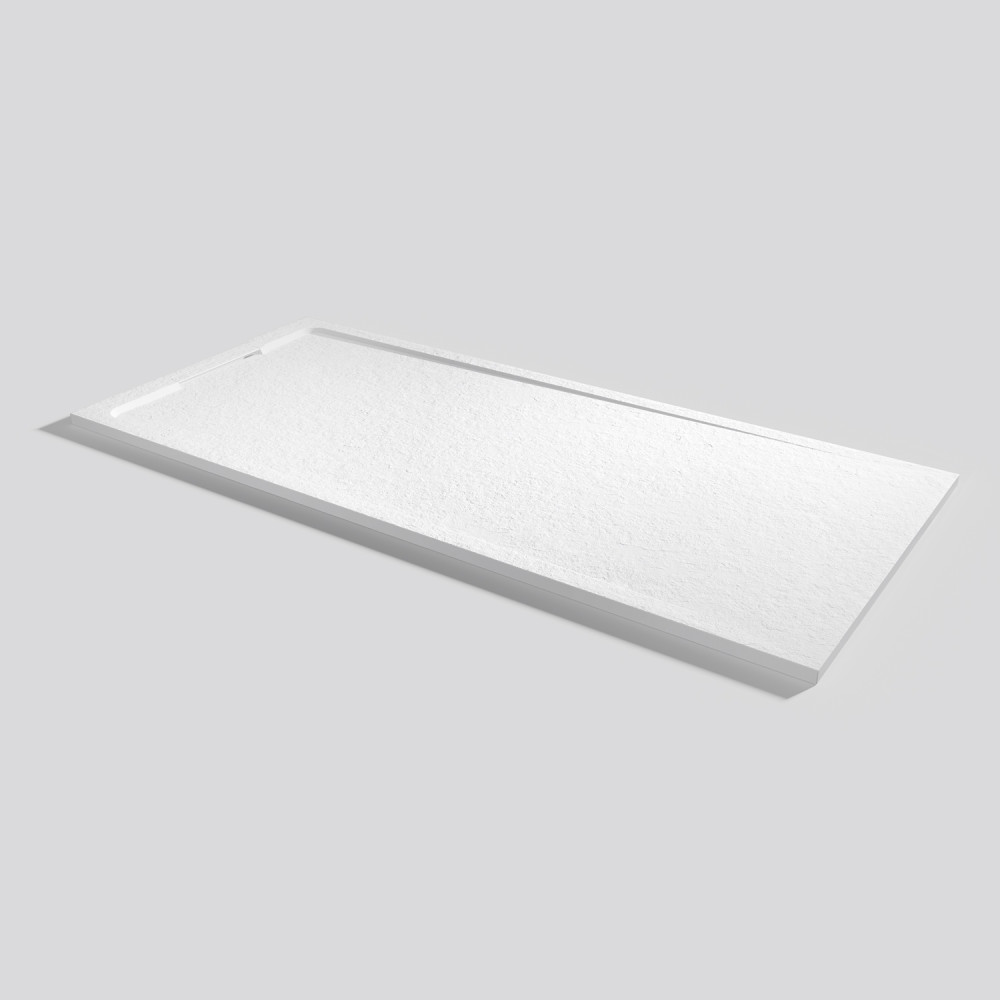 Plato de ducha Halo Slate Blanco Rectangular 200x90