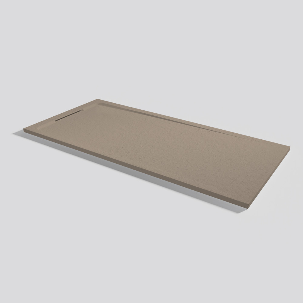 Plato de ducha Halo Slate Capuccino Rectangular 180x80