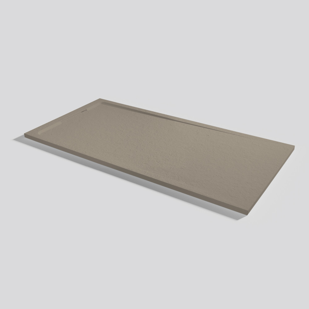 Plato de ducha Halo Slate Capuccino Rectangular 180x90