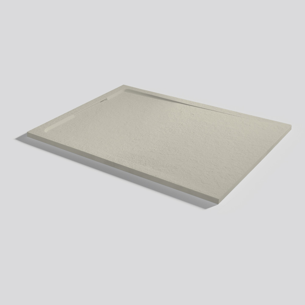 Piatto doccia Halo Slate Crema Rettangolare 120x90
