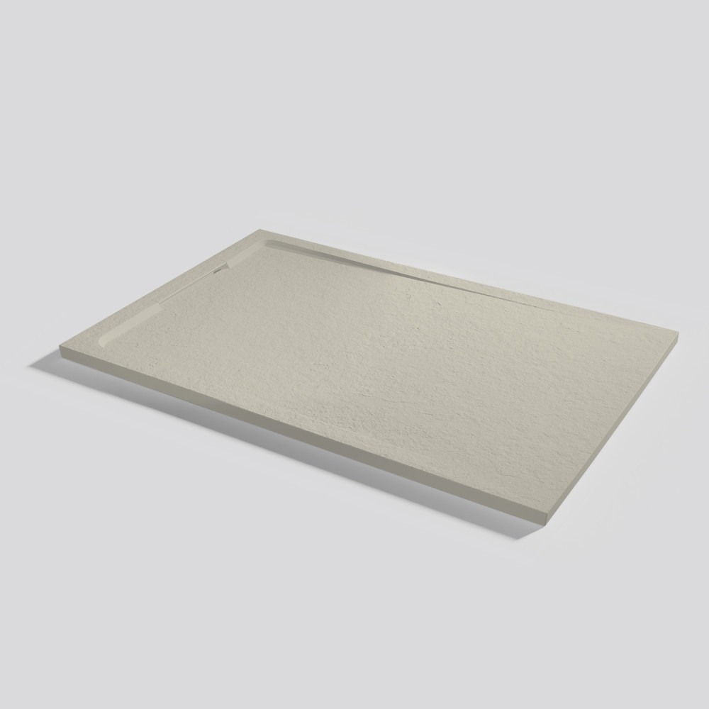 Piatto doccia Halo Slate Crema Rettangolare 140x90