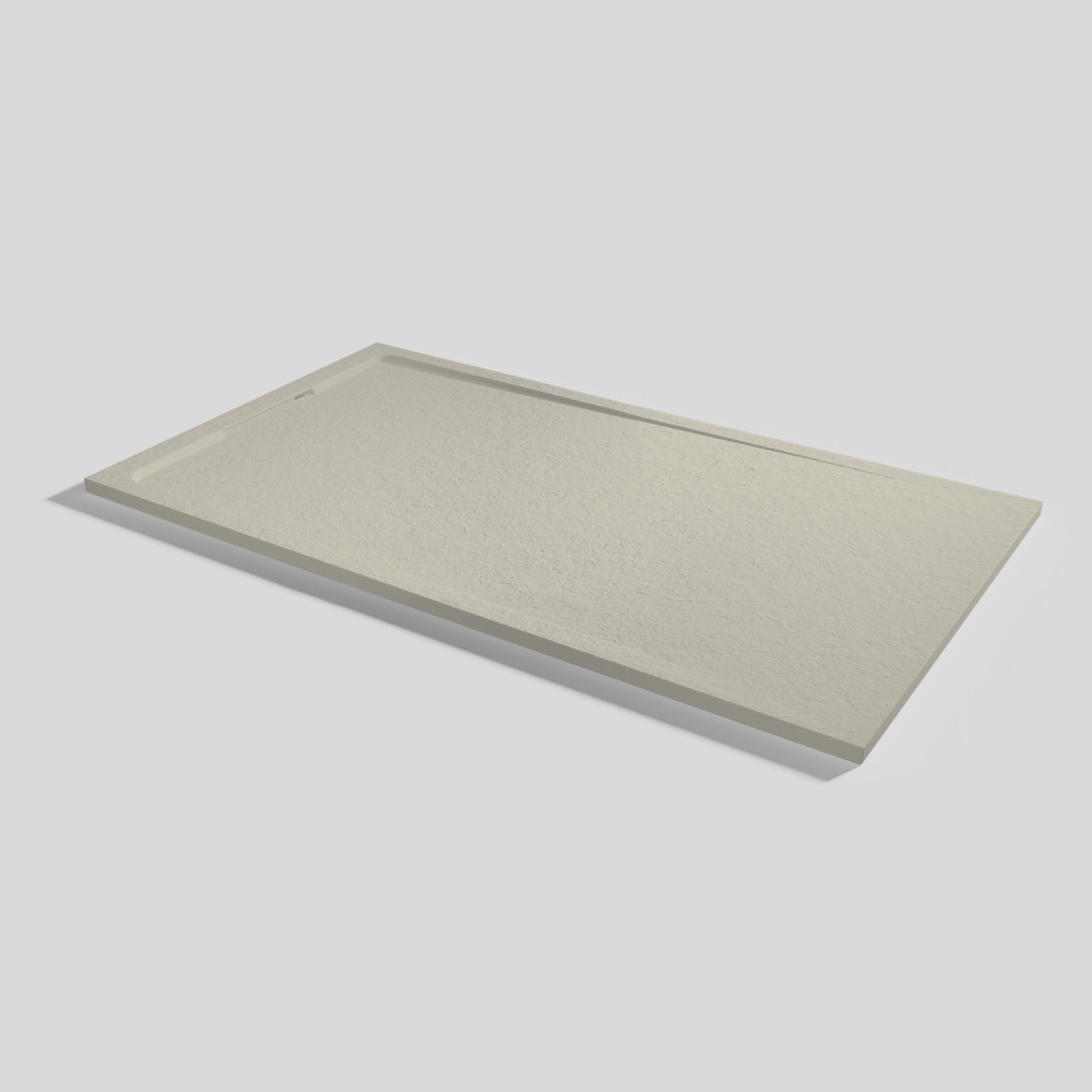 Piatto doccia Halo Slate Crema Rettangolare 180x100