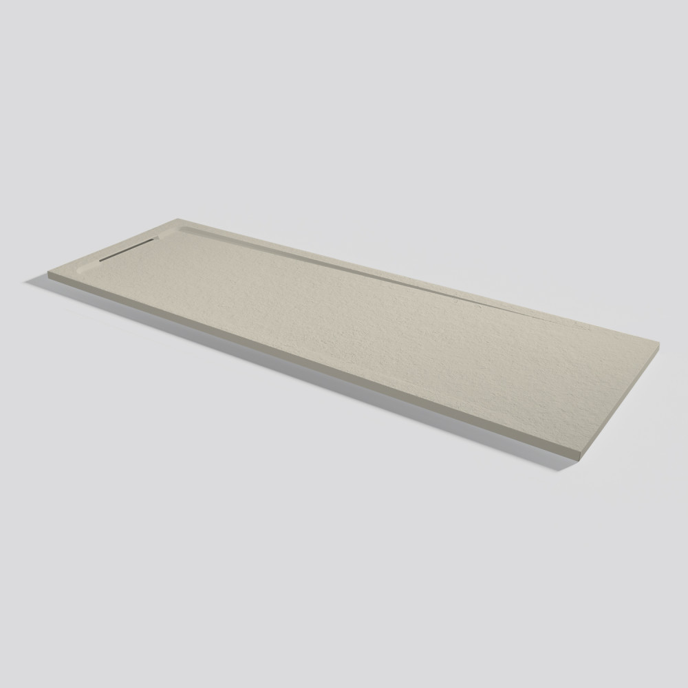 Piatto doccia Halo Slate Crema Rettangolare 200x70