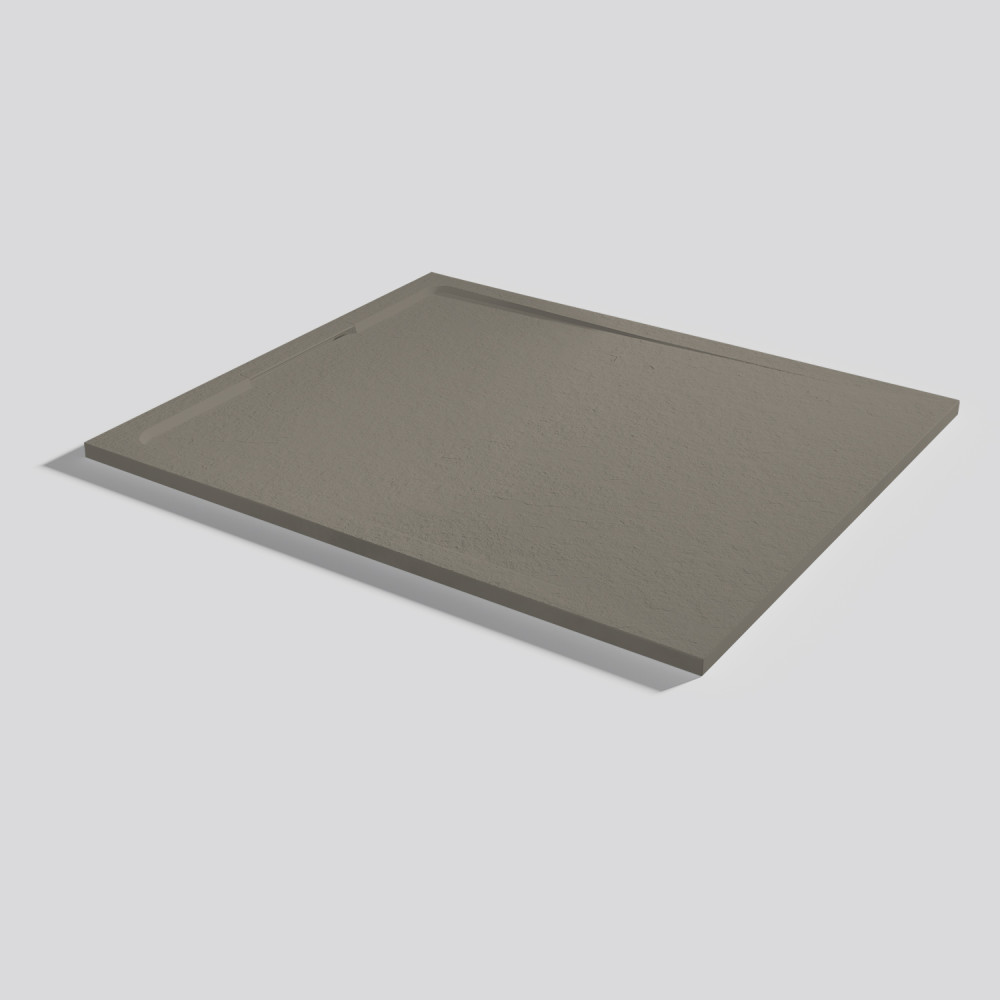 Piatto doccia Halo Slate Fango Rettangolare 120x100