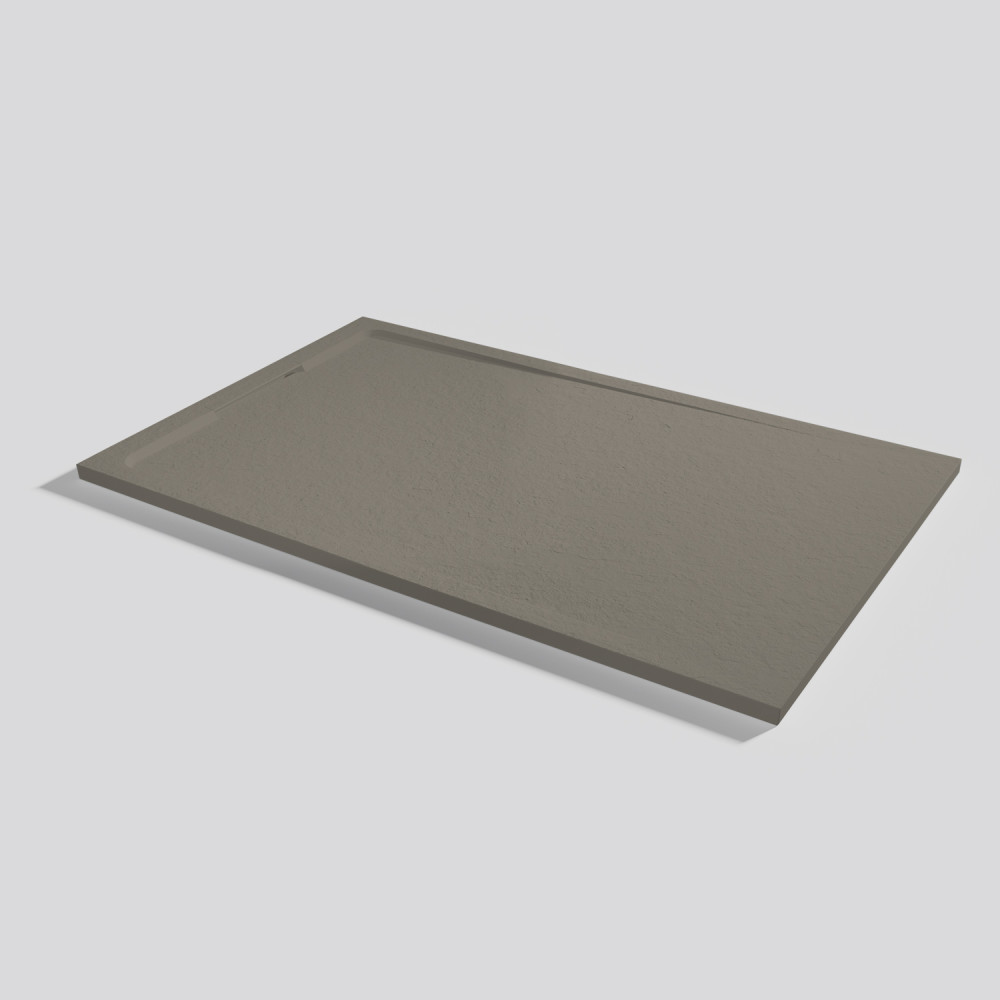 Piatto doccia Halo Slate Fango Rettangolare 160x100