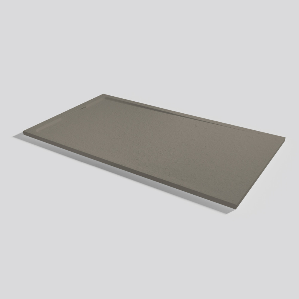 Piatto doccia Halo Slate Fango Rettangolare 180x100
