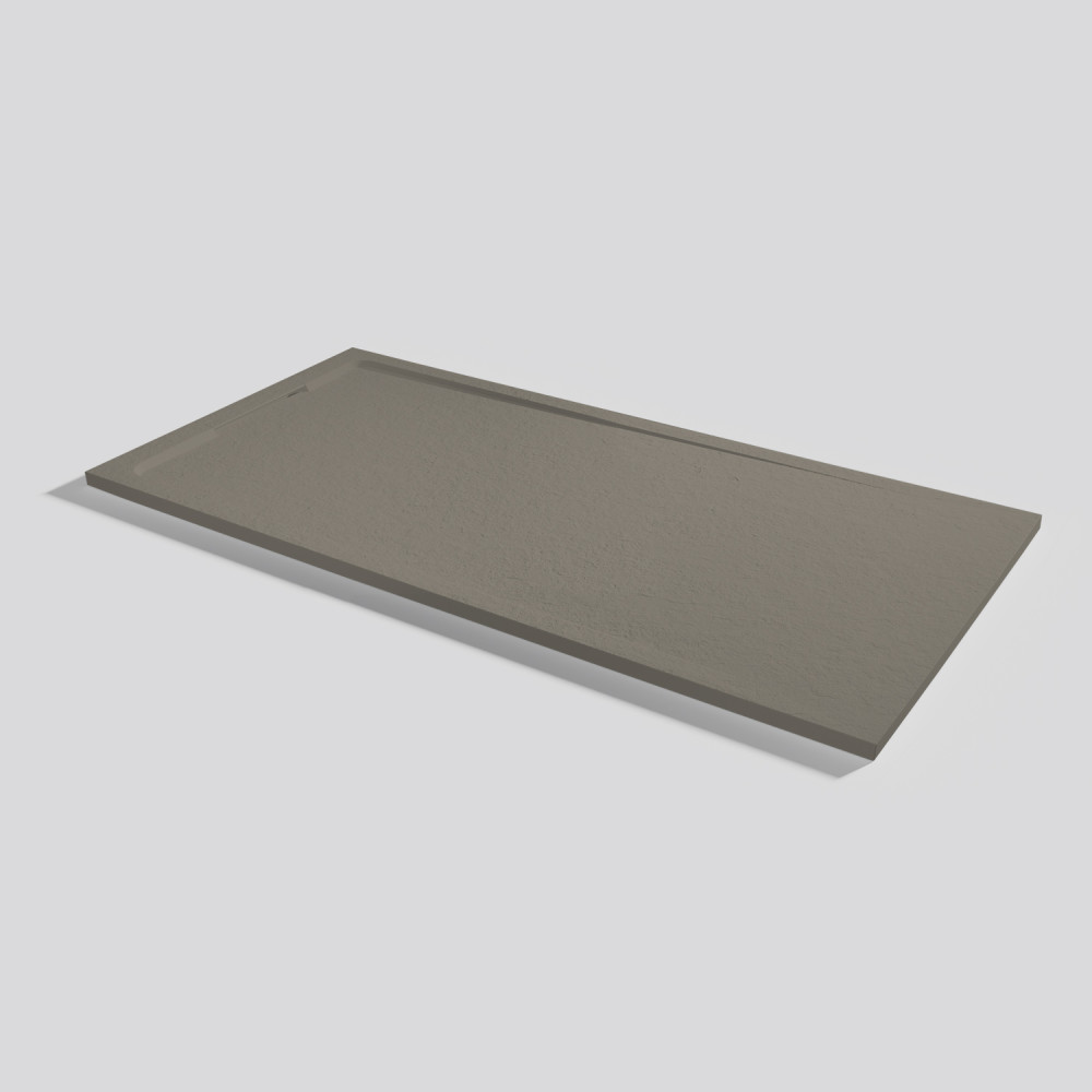 Plato de ducha Halo Slate Fango Rectangular 180x90