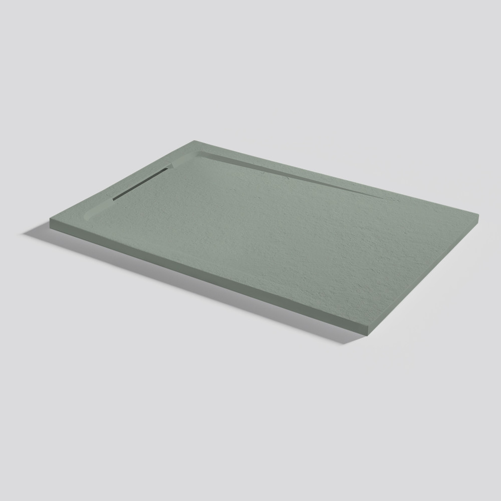 Shower tray Halo Slate Forest Rectangular 100x70