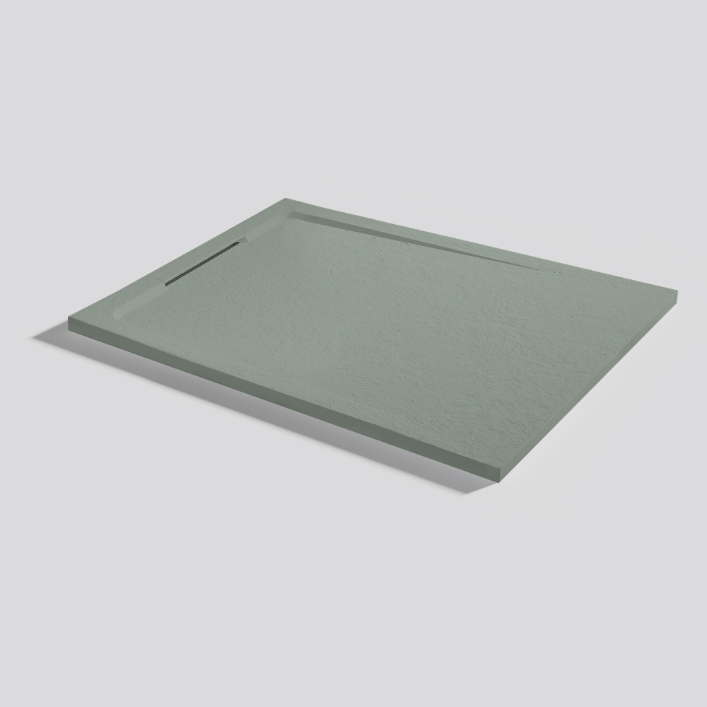 Shower tray Halo Slate Forest Rectangular 100x80