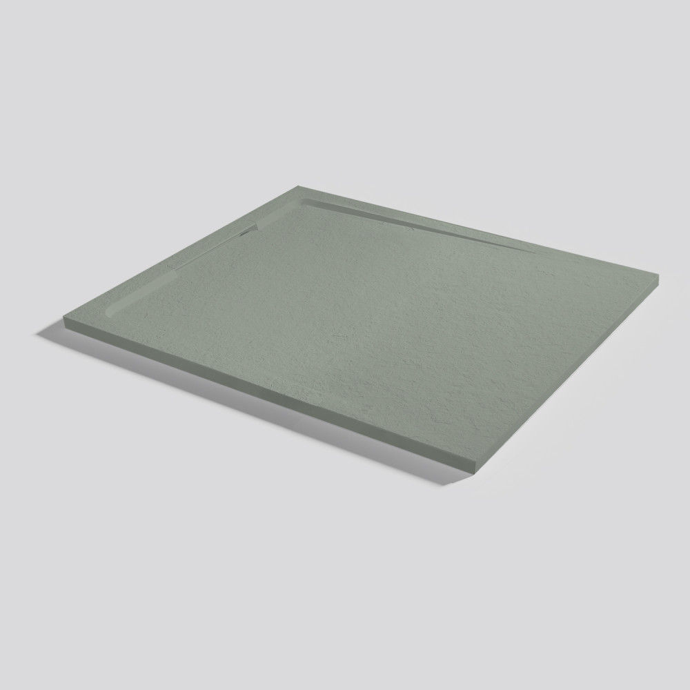 Plato de ducha Halo Slate Forest Rectangular 100x90