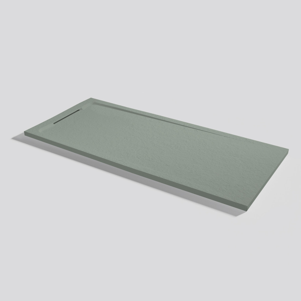 Plato de ducha Halo Slate Forest Rectangular 160x70