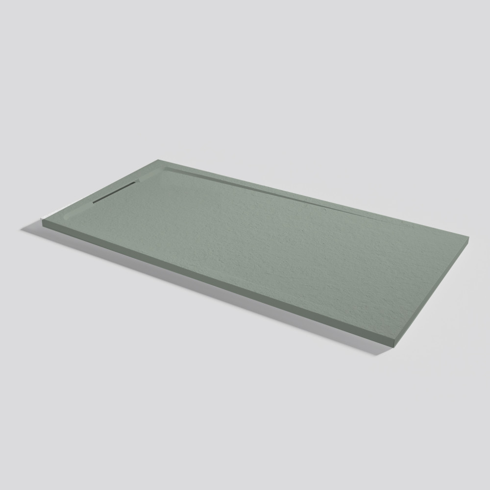 Shower tray Halo Slate Forest Rectangular 160x80