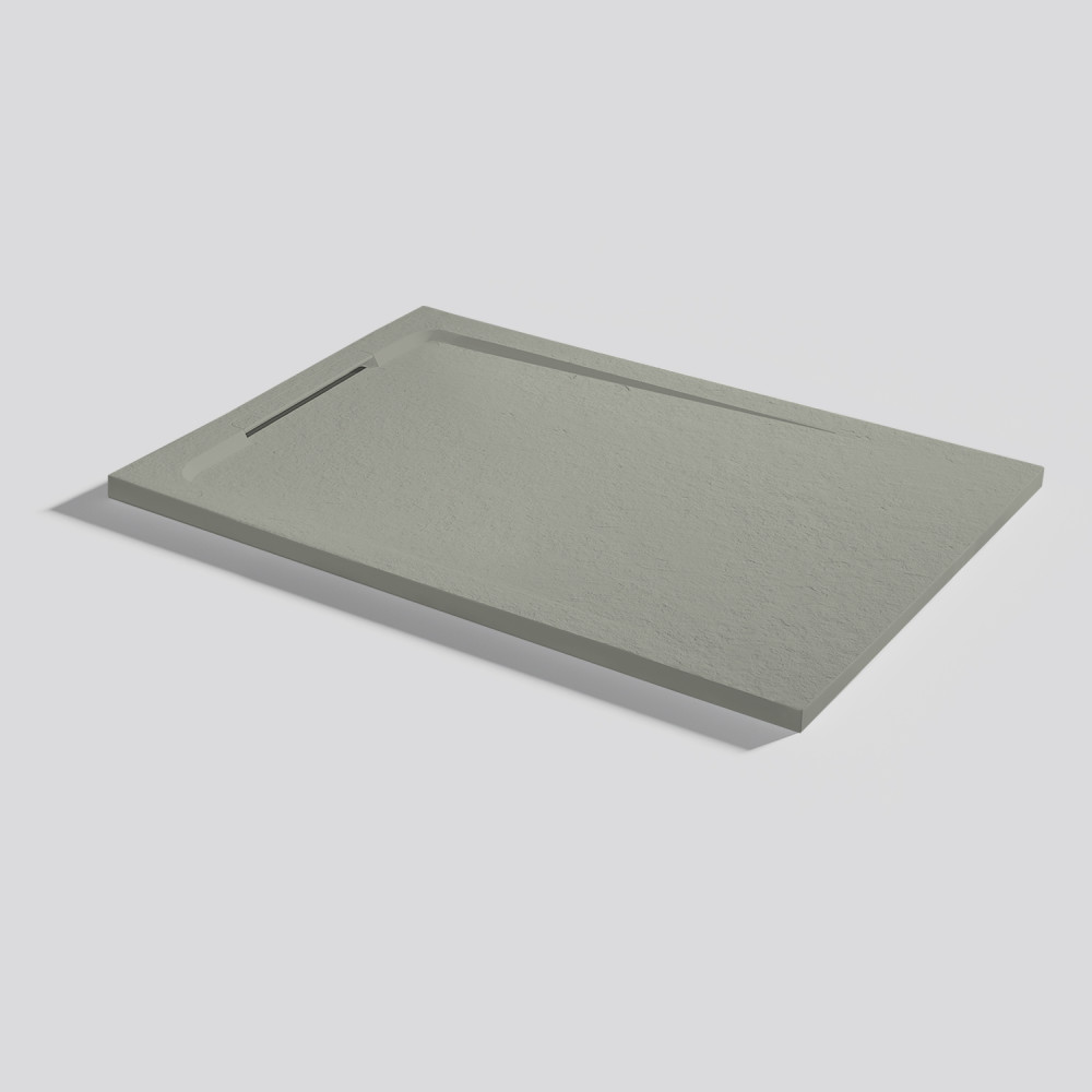Plato de ducha Halo Slate Grey Rectangular 100x70