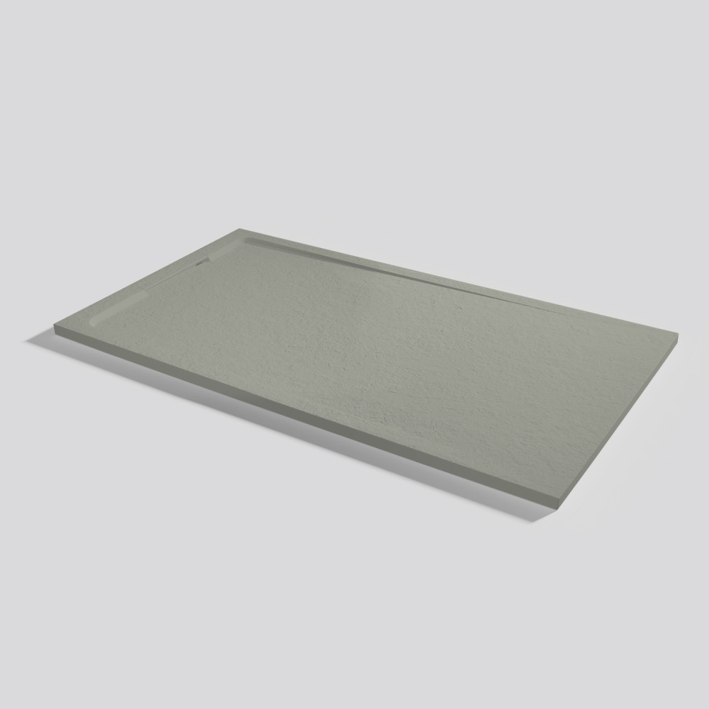 Plato de ducha Halo Slate Grey Rectangular 160x90