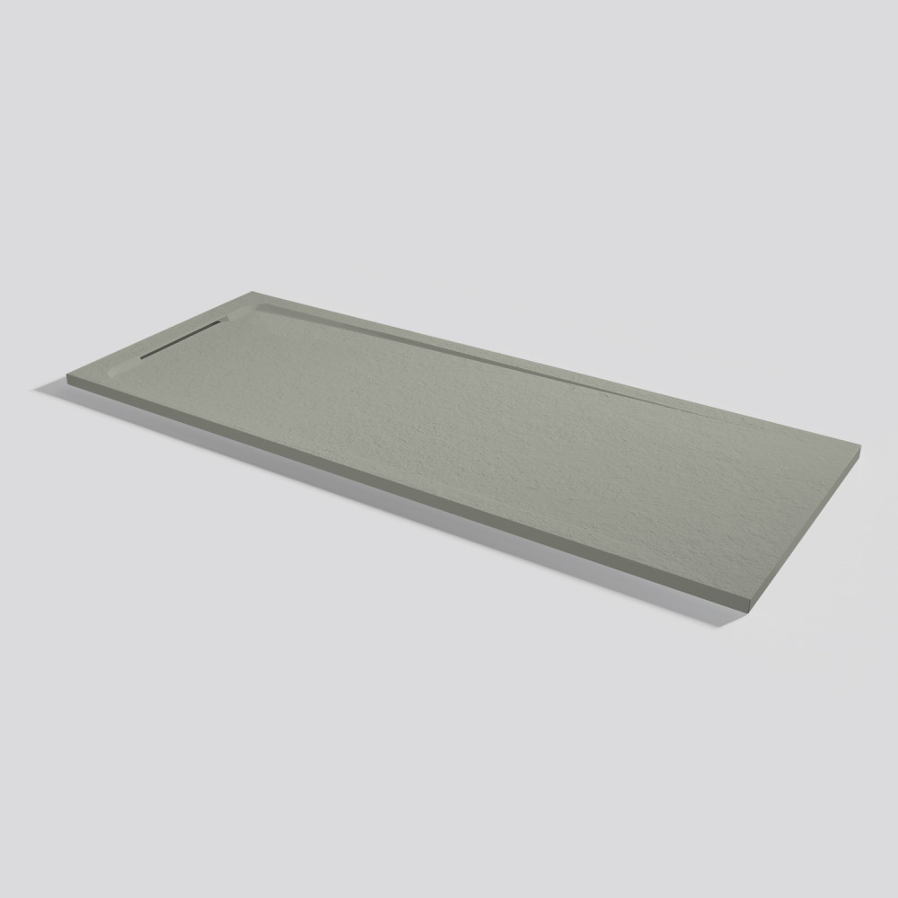 Plato de ducha Halo Slate Grey Rectangular 180x70
