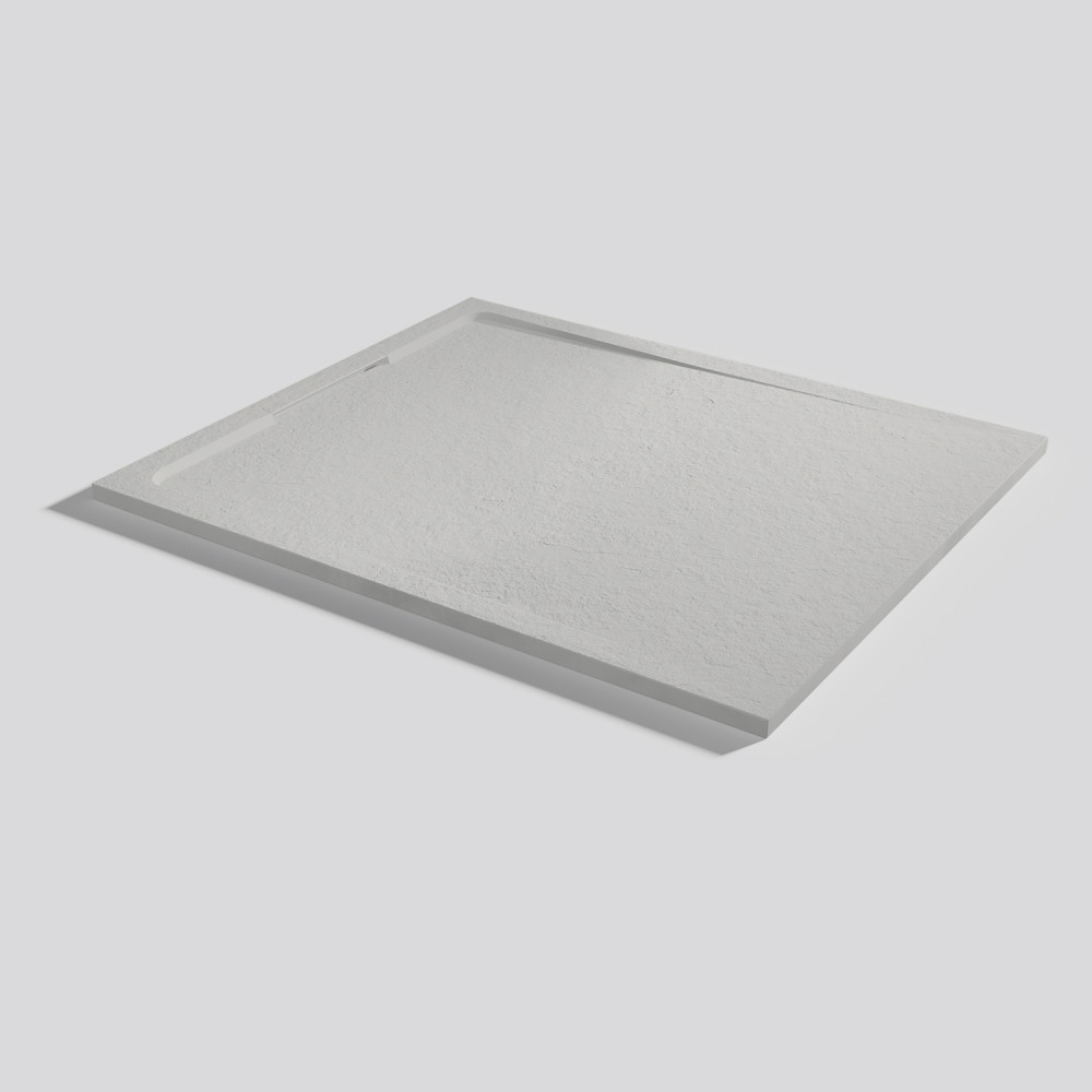 Plato de ducha Halo Slate Marfil Rectangular 120x100