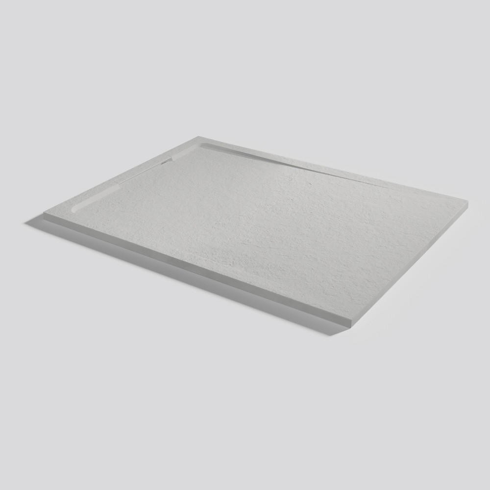 Plato de ducha Halo Slate Marfil Rectangular 120x90