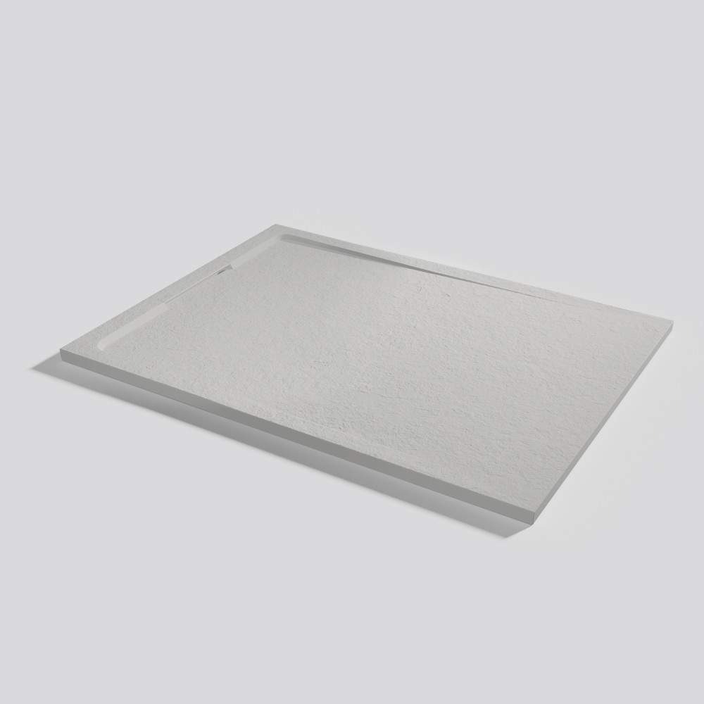Plato de ducha Halo Slate Marfil Rectangular 140x100