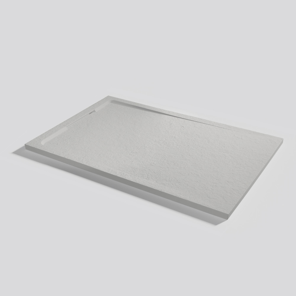 Plato de ducha Halo Slate Marfil Rectangular 140x90