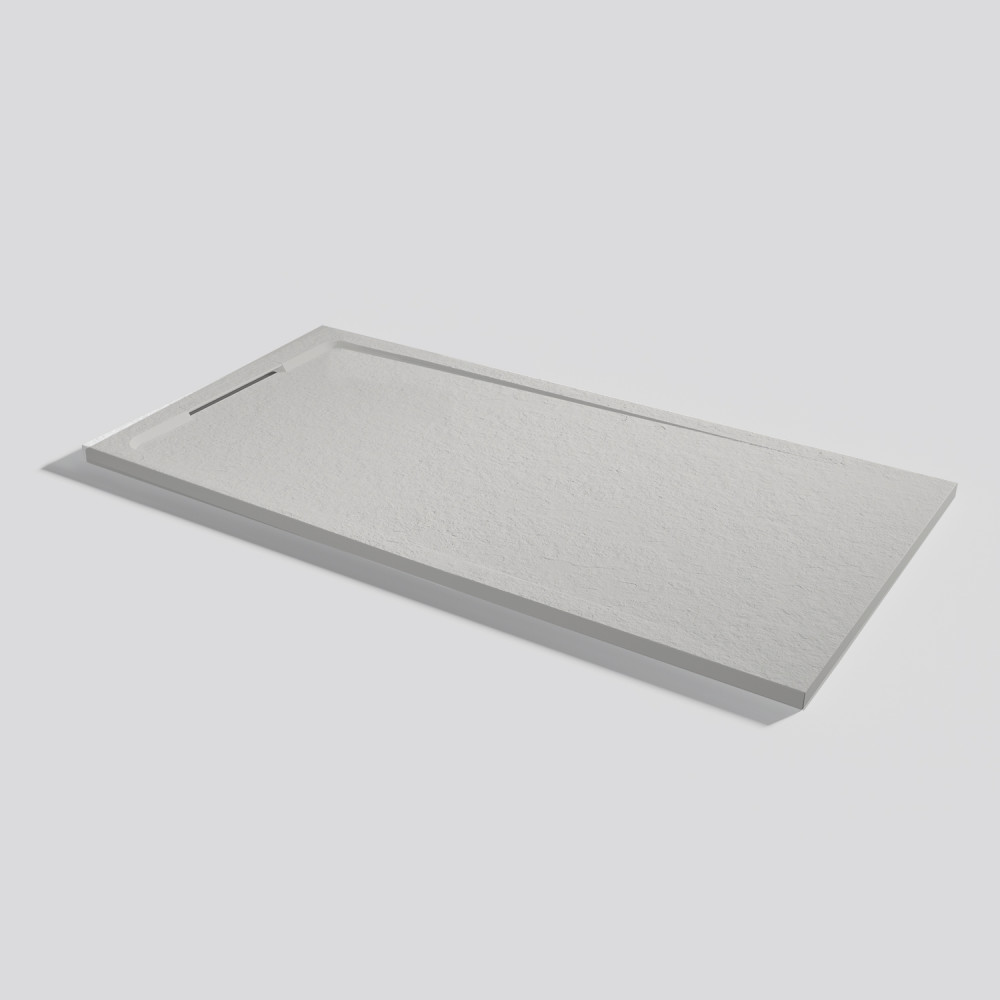 Plato de ducha Halo Slate Marfil Rectangular 160x80
