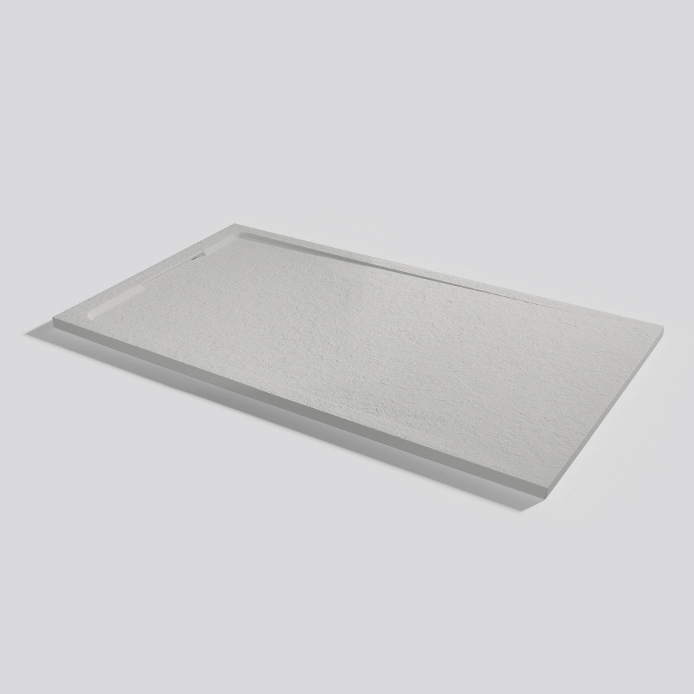 Plato de ducha Halo Slate Marfil Rectangular 160x90