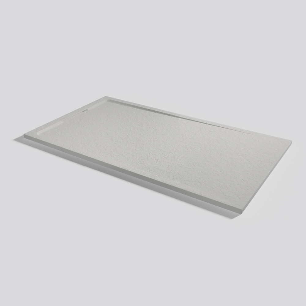 Plato de ducha Halo Slate Marfil Rectangular 180x100
