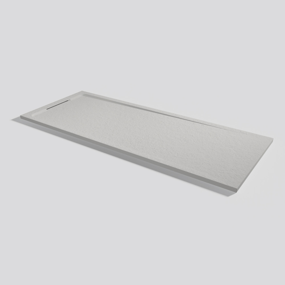 Plato de ducha Halo Slate Marfil Rectangular 200x80