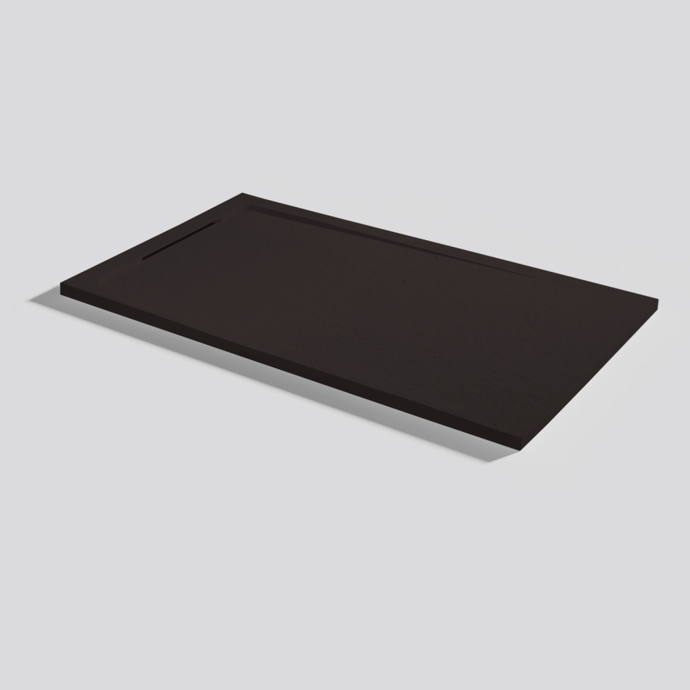 Plato de ducha Halo Slate Moka Rectangular 120x70