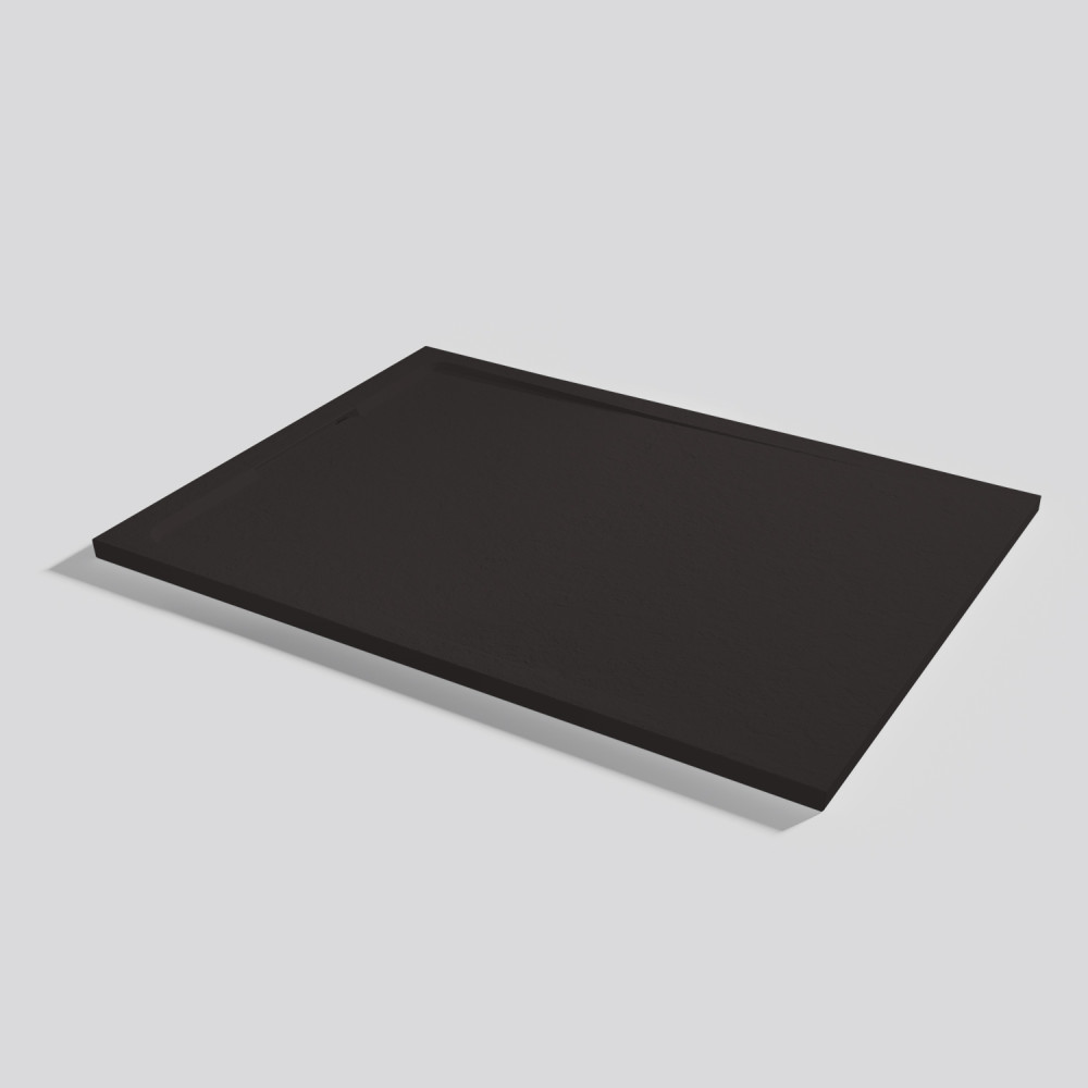 Plato de ducha Halo Slate Moka Rectangular 140x100