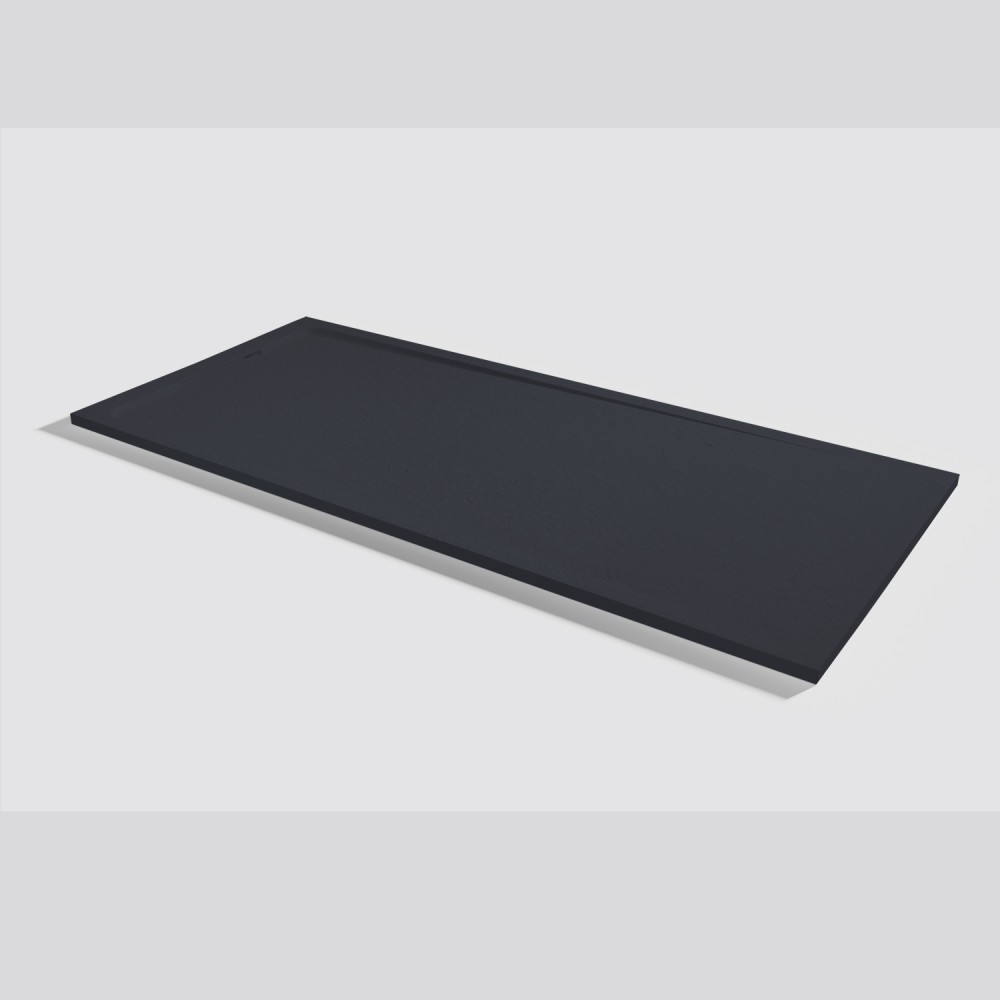 Piatto doccia Halo Slate Negro Rettangolare 200x90