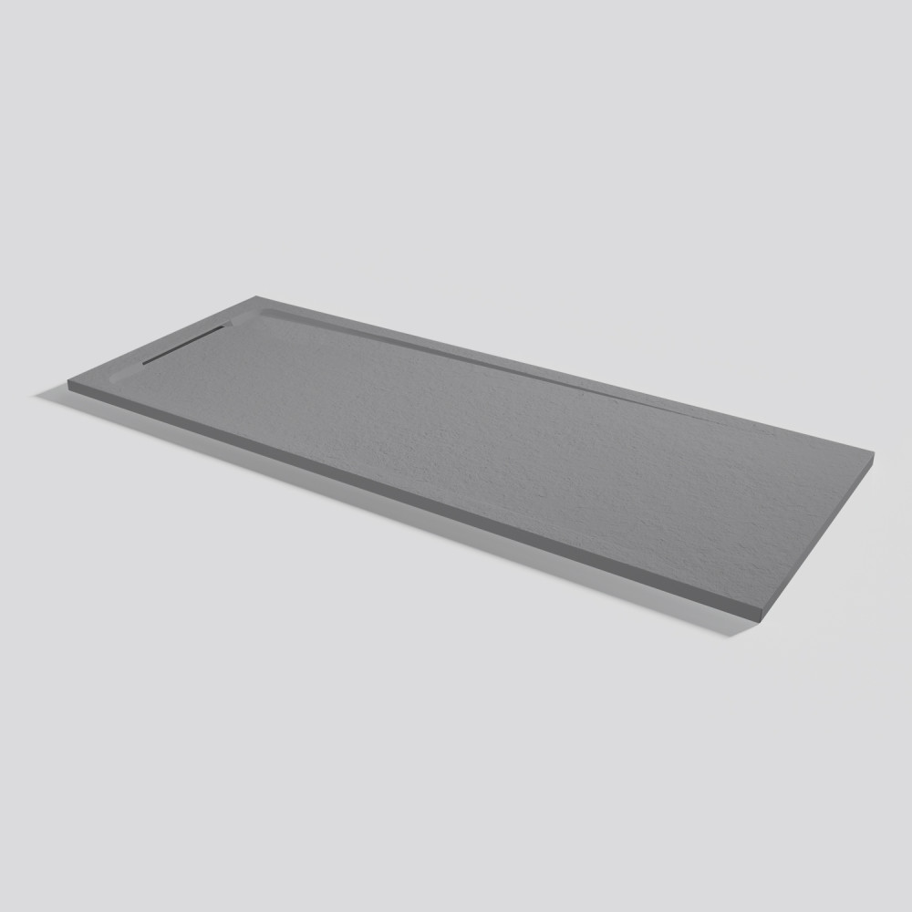 Plato de ducha Halo Slate Platinum Rectangular 180x70