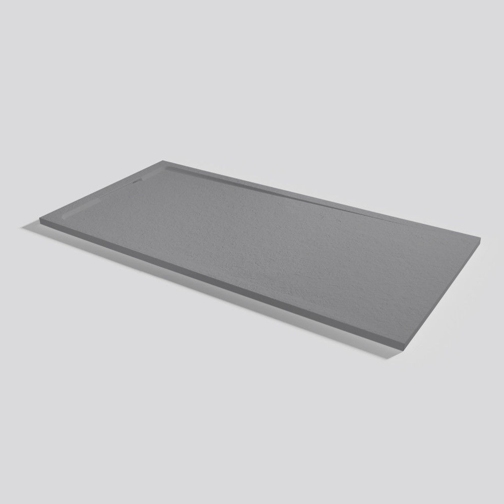 Plato de ducha Halo Slate Platinum Rectangular 180x90