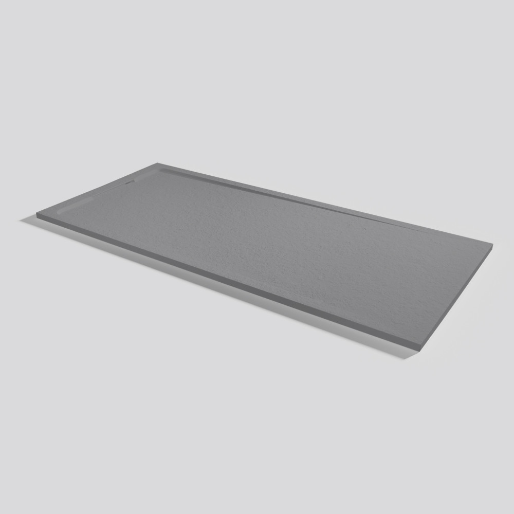 Plato de ducha Halo Slate Platinum Rectangular 200x90