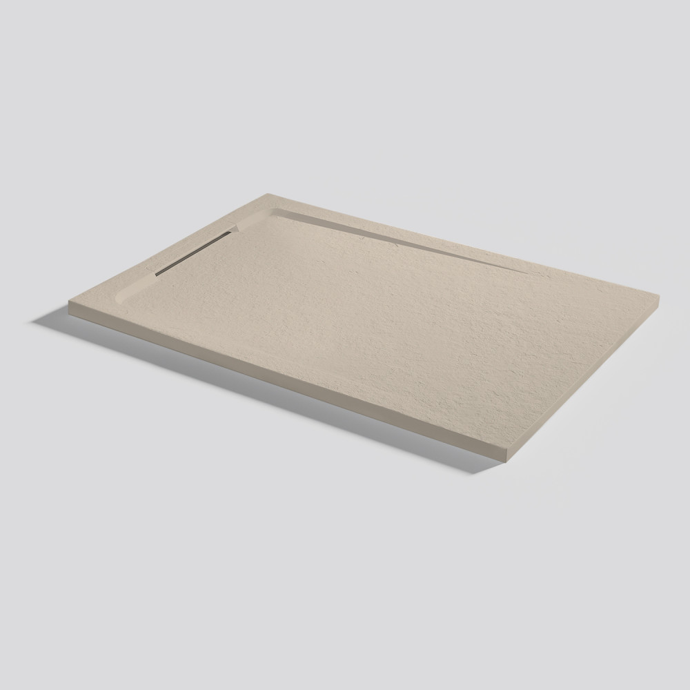 Duschwanne Halo Slate Sand Rechteckig 100x70