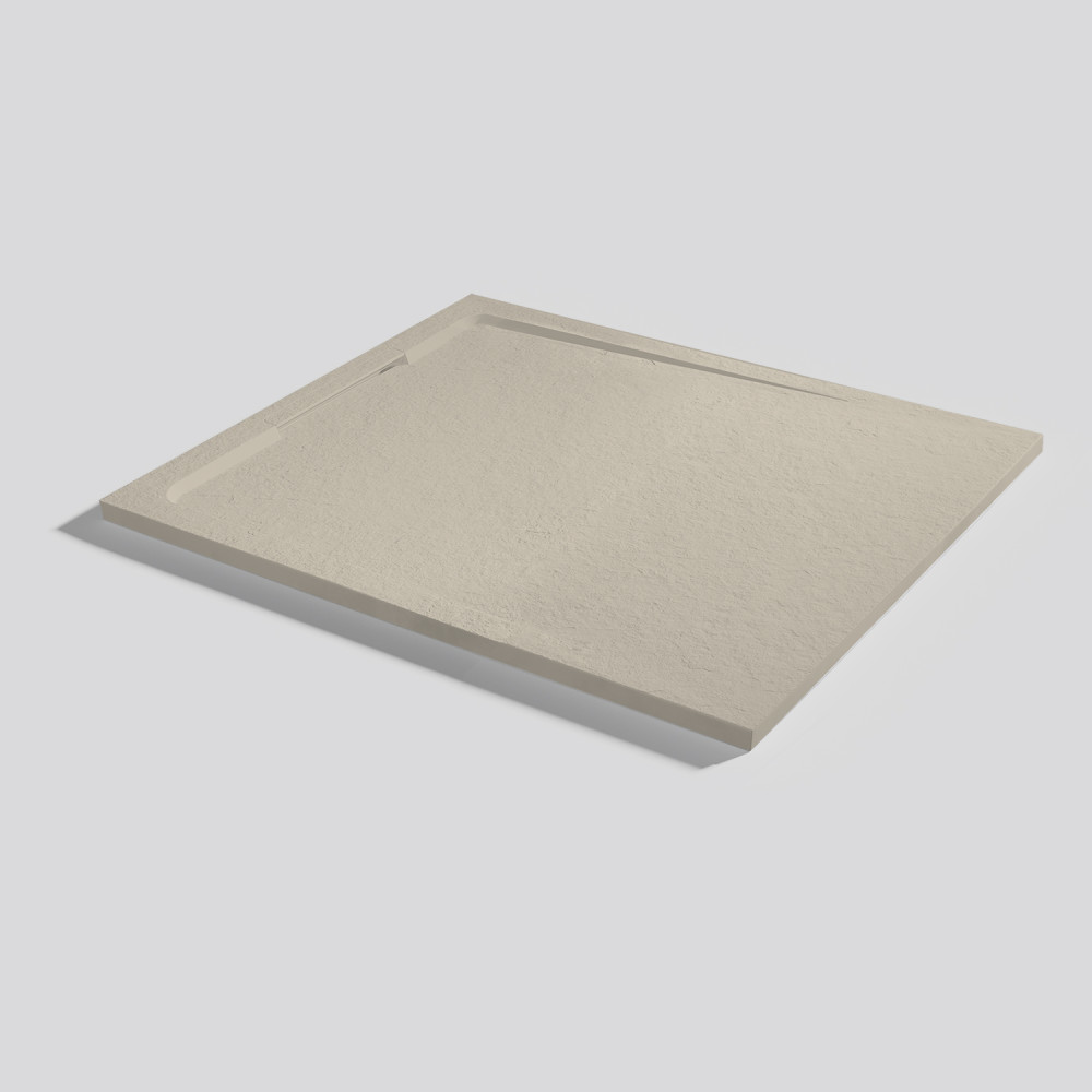 Duschwanne Halo Slate Sand Rechteckig 100x90